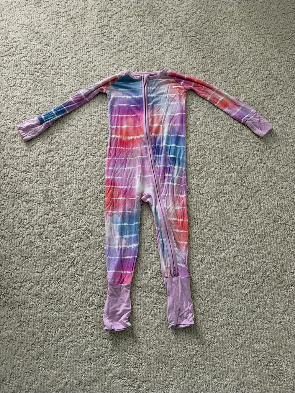 Little Sleepies Tie Dye Dreams Zippy